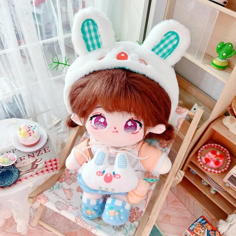 Dockor 20 cm idol doll anime plysch stjärndockor söt fylld anpassning figur leksaker bomull baby doll plyschar leksaker fans samling gåva 230721