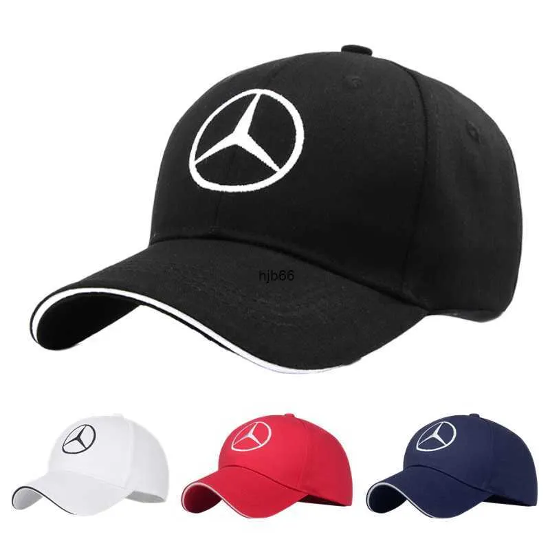 Fashion Ball Hat F1 Formula One Racing Team Caps Algodón para W203 W211 W163 W245 W219 W140 W176 Gorras de béisbol Hombres Casual Bordado Sol Deporte al aire libre Ajustable