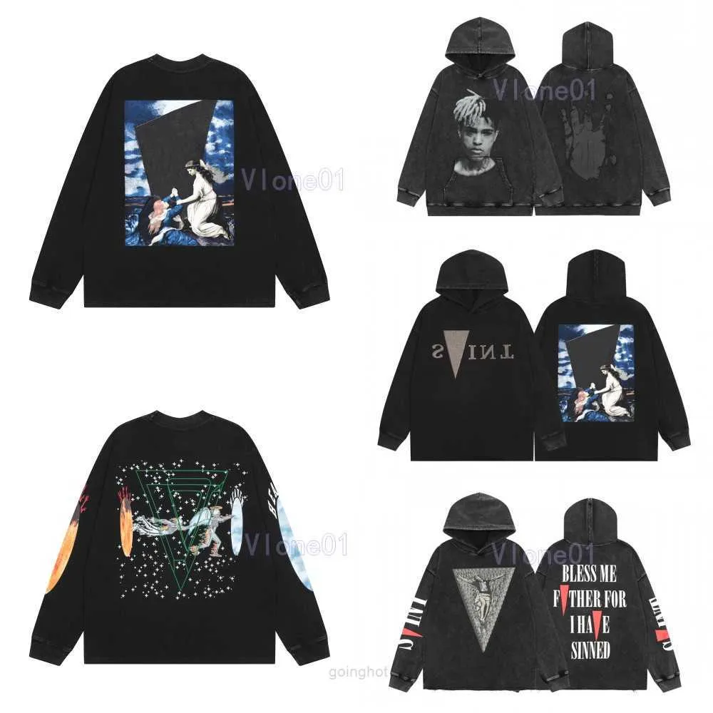 Lon Mens Designer Hoodies Men Women Jacket Big V Hoodie Casual Pullover Long Sleeve Sweatshirts