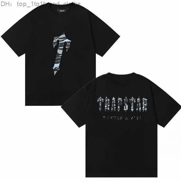 2023トラプスターメンズTシャツ女性デザイナーTシャツコットンティーポロストップスシャツチャンダルチュータアンサンブル衣料品シューティングゲーム9トラップスターFACJ