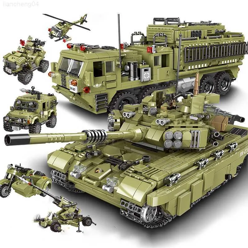 Blocks 06015 military vehicles truck germany us armored car ww2 army world war 2 building blocks boy toys Battlefield tanks model sets L230724