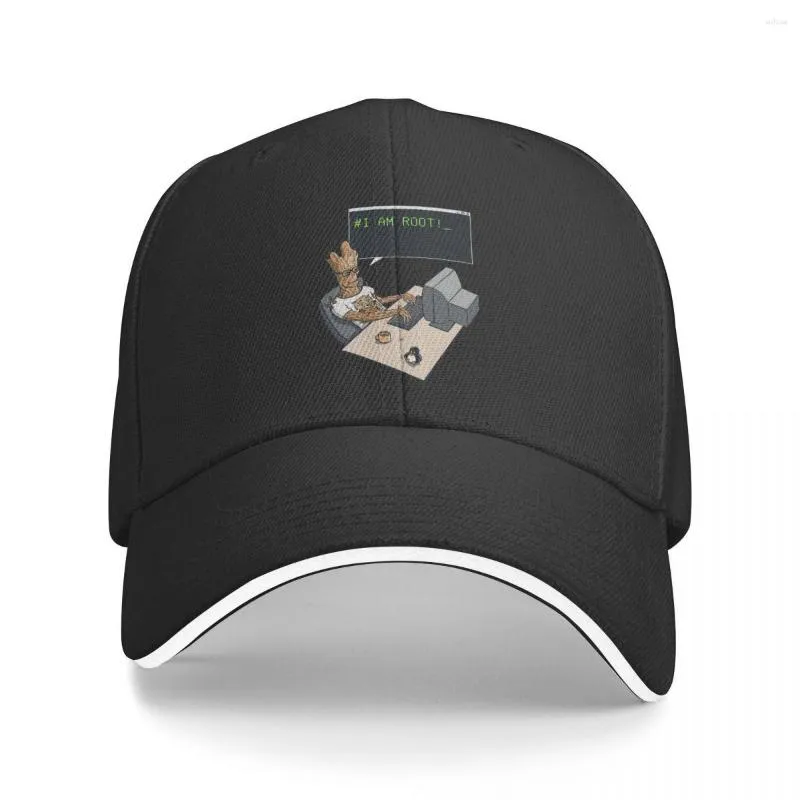 Ballkappen Computerprogrammierer Ich bin Root Dad Hats Pure Color Women's Hut Windproof Baseball Peaked Cap