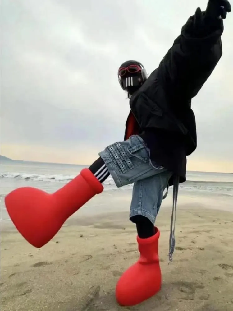 Chaussures de Pluie en Caoutchouc pour Enfant Garçon et Fille