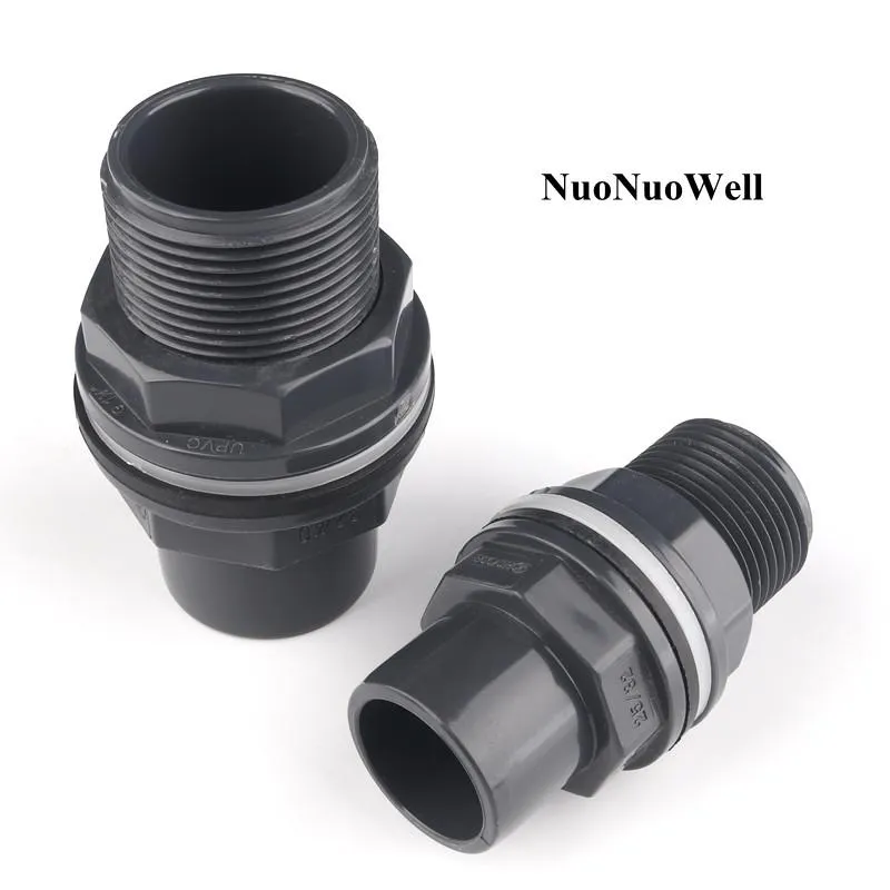 Pulverizadores 1 pc Hiquality 20 ~ 63mm PVC Aquarium Fish Tank Pipe Conectores Tanque de Água Ingestão Overflow Articulações Aquatic Pet Pool Upvc DIY Tools