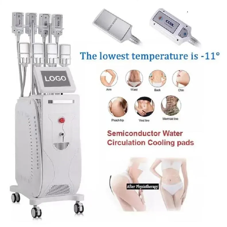 Cryolipolyse professionnelle Minceur machine 8 freezz gère cryo ems rf Refroidissement EMS radiofréquence Fat Réduire la peau resserrer la machine de beauté avec 2 ans de garantie