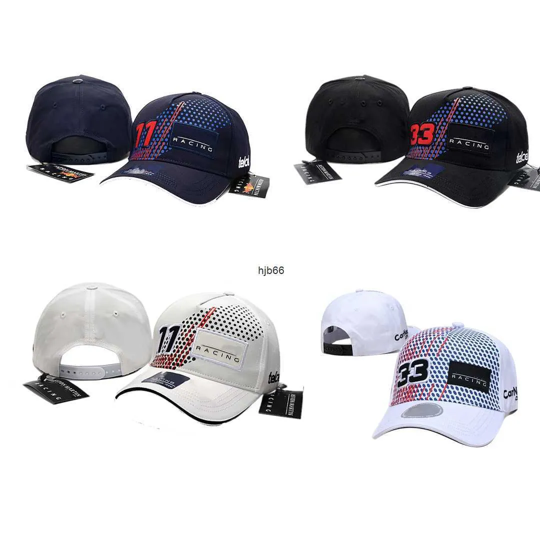 Chapeau de ballon de mode F1 Formula One Racing Team Caps Officiel Oracle Color Bull Racing Special Edition Cap F1 Accessoires de casquette de haute qualité Casquette de ventilateur unisexe