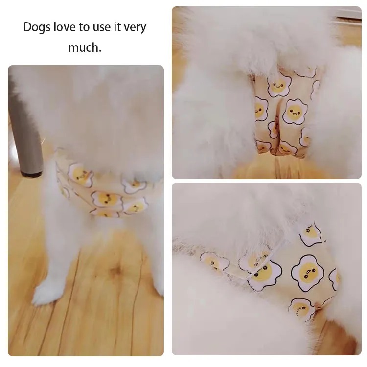 High Absorbing Washable Male Dog Diapers With Reusable Wrap Belly Bands