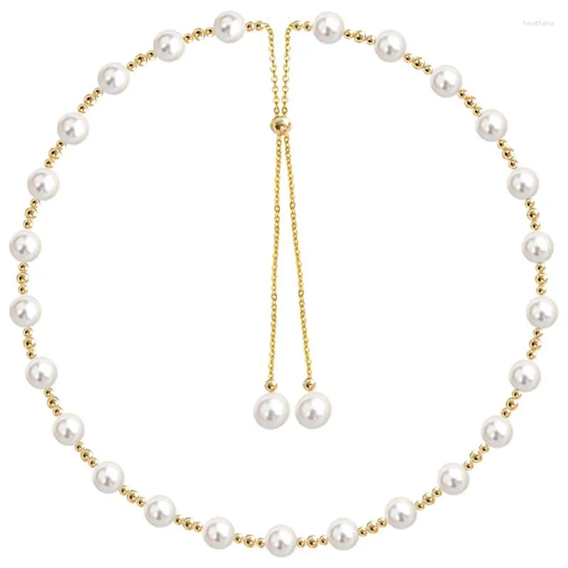 Chaînes 925 collier en argent coquille colliers de perles lumière luxe niche chandail chaîne mode ornements une variété de méthodes d'usure