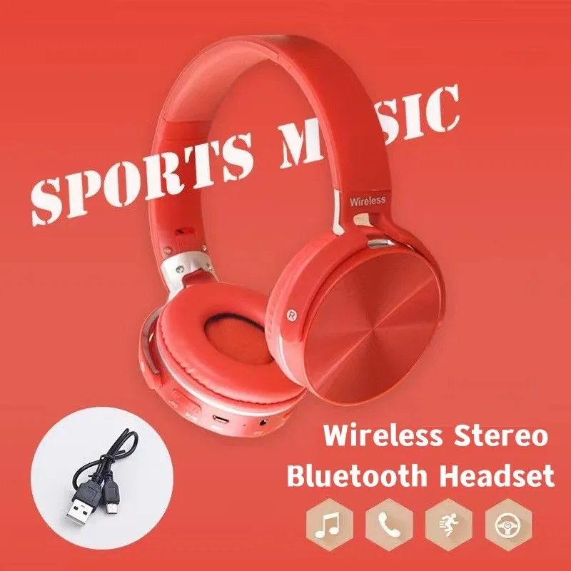 Super Bluetooth беспроводные наушники с микрофоном 110 -часовой складной на ушной Bluetooth 5.2 Наушники для телефона для компьютерных видов спорта