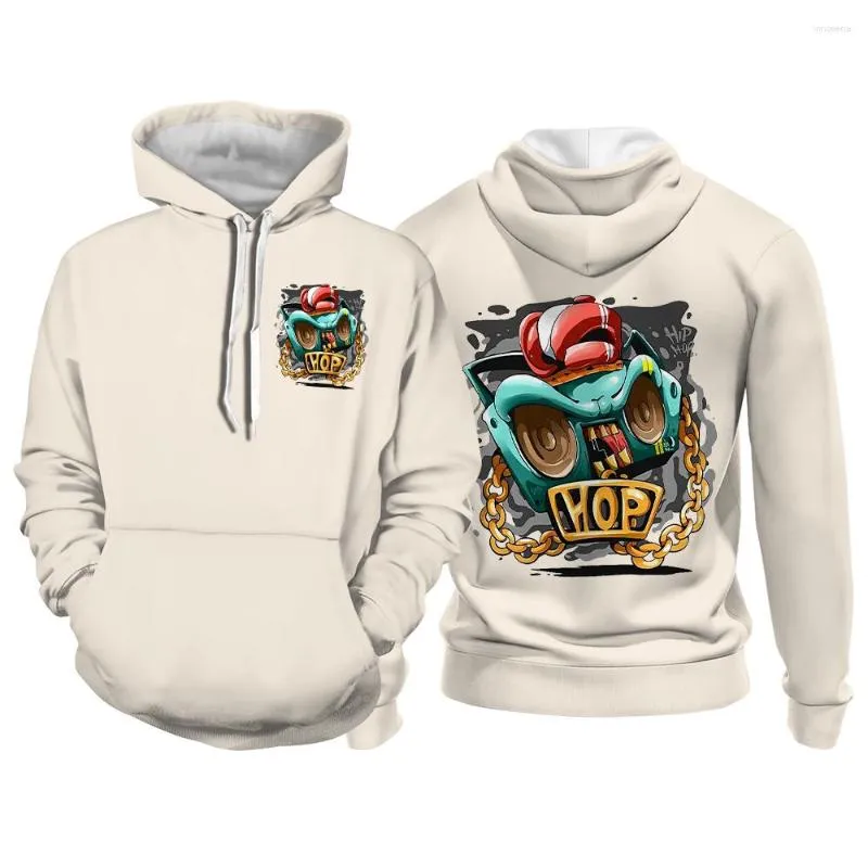 Männer Hoodies Hiphop Print Hoodie Paar Hohe Qualität Sweatshirt Y2k Stil Kleidung Übergroße Streetwear Cartoon Graffiti Männer Kleidung