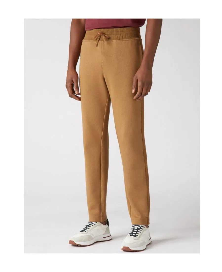 Men Pants Loro Piana Wool Khaki Casual Trousers with Pockets