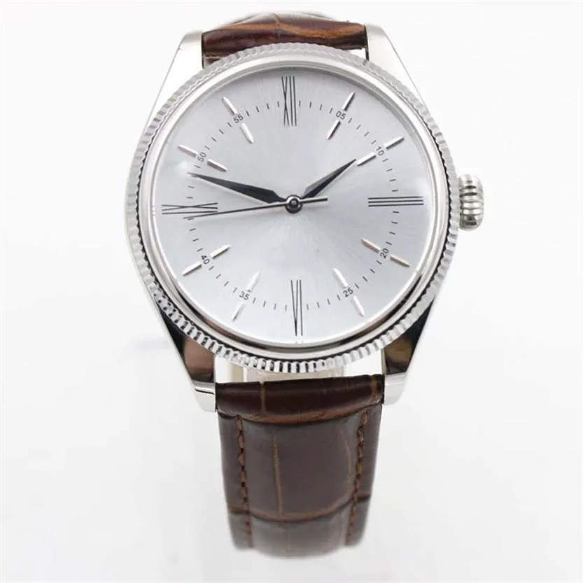 6 Style Watches Automatic Movement Leather M50509-0017 40mm Men's Fashion Watches Wristwatch175d