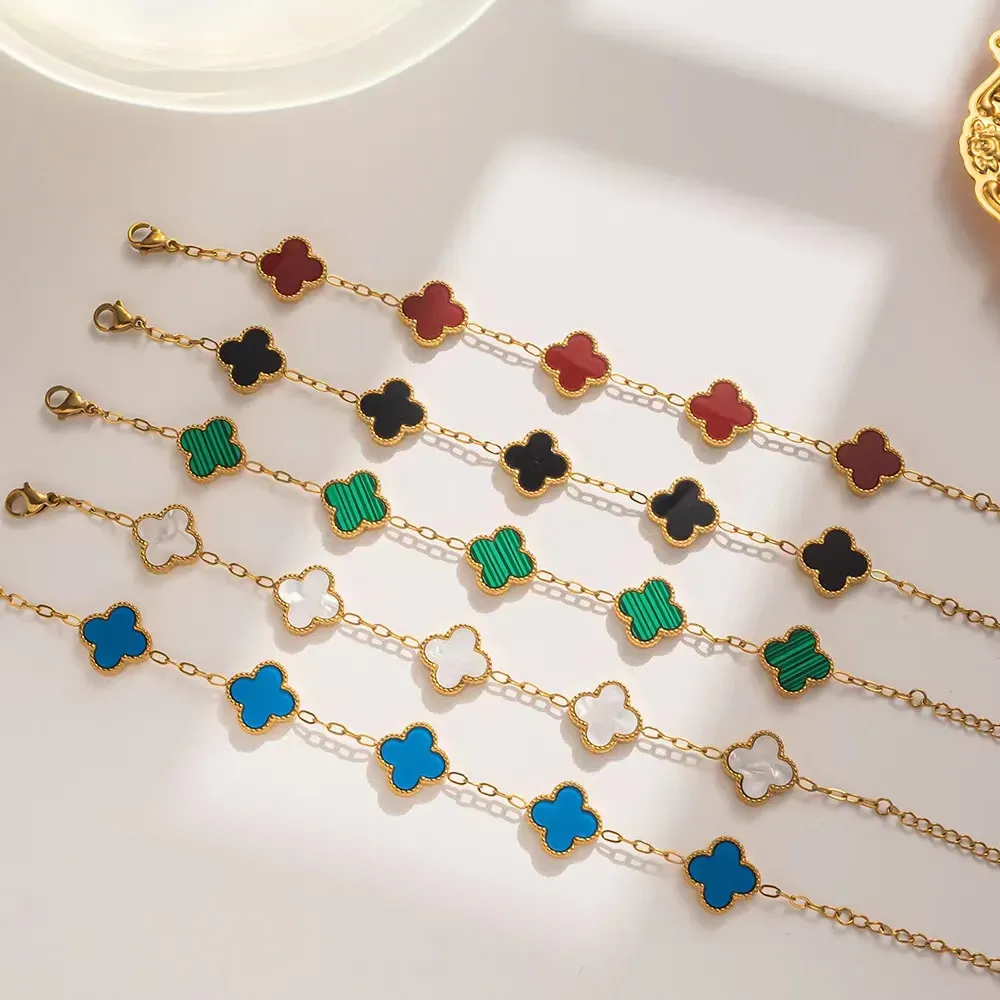 DHgate.com:2024South Style Clover Bracelet | Five-Flower