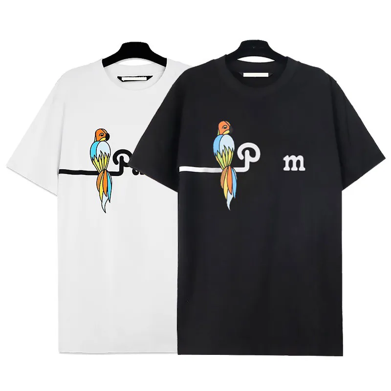 Short-sleeved men's designer summer new street brand cartoon printed youth leisure fashion trend T-shirt