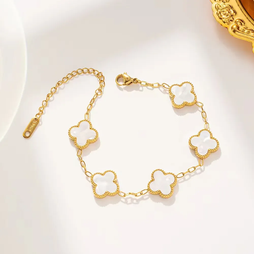 DHgate.com:2024South Style Clover Bracelet | Five-Flower