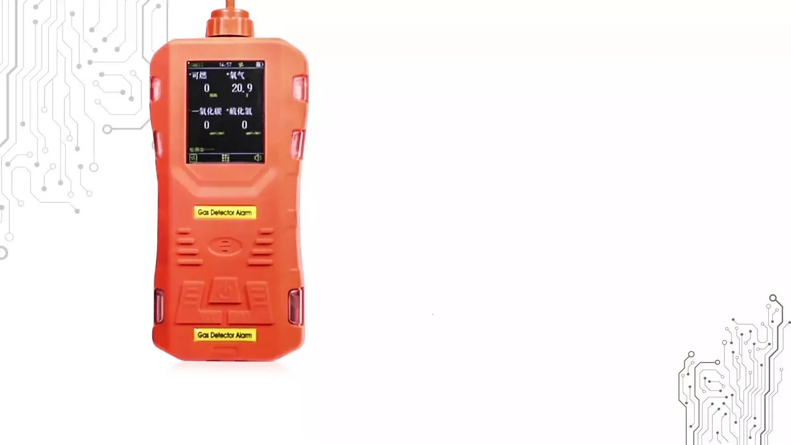 Carbon Analyzers gasdetector draagbare multi co-analysator koolmonoxide 230721