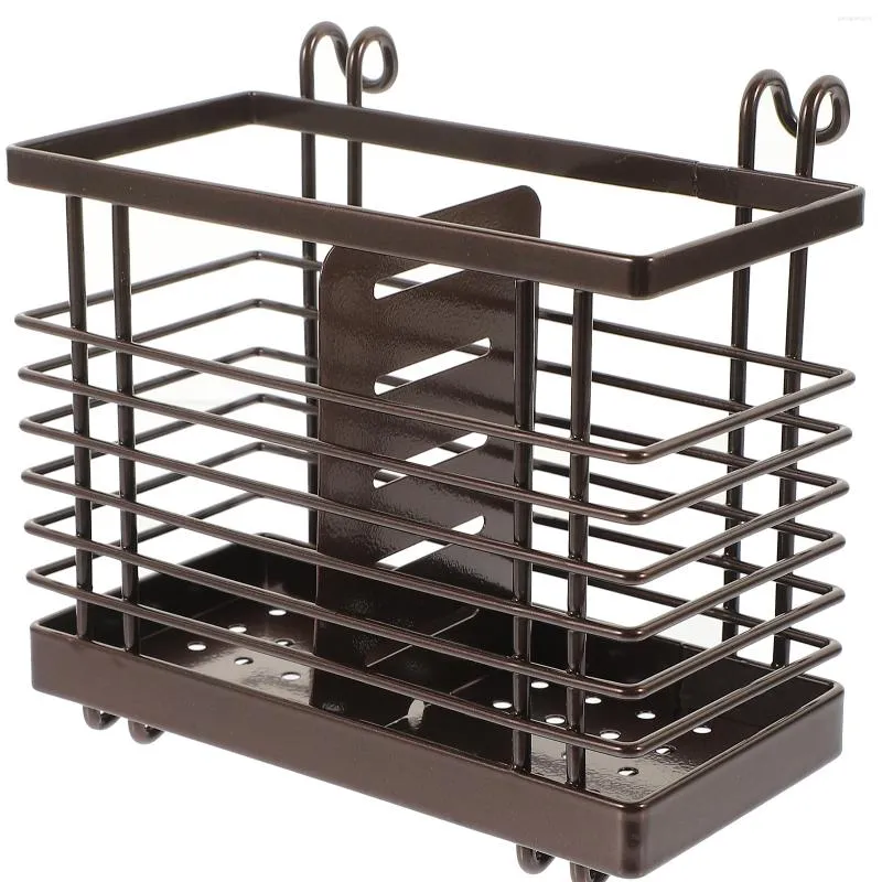 Stockage Bouteilles Rack Séchage Plats Pratique Porte-Couverts Ustensiles Cuisine Fournitures Cuillère En Acier Au Carbone Baguettes Fourniture