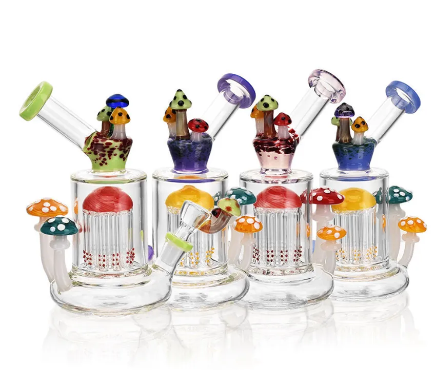 Vintage Premium Moshroom Glass Smoking Pipe water Hookah Bong Original Glass Factory MaKE can put customer logo by DHL UPS CNE