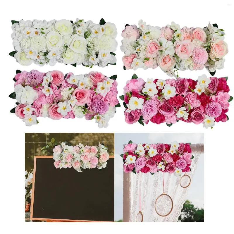 Kwiaty dekoracyjne Panele ściany kwiatów ślubnych Panele