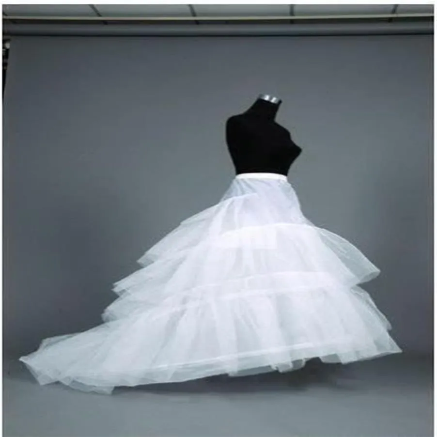 A-line Wedding Dress Petticoats Adjustable Sizes Crinoline Bridal Accessories Underskirt for Wedding Prom Quinceanera Dresses238b