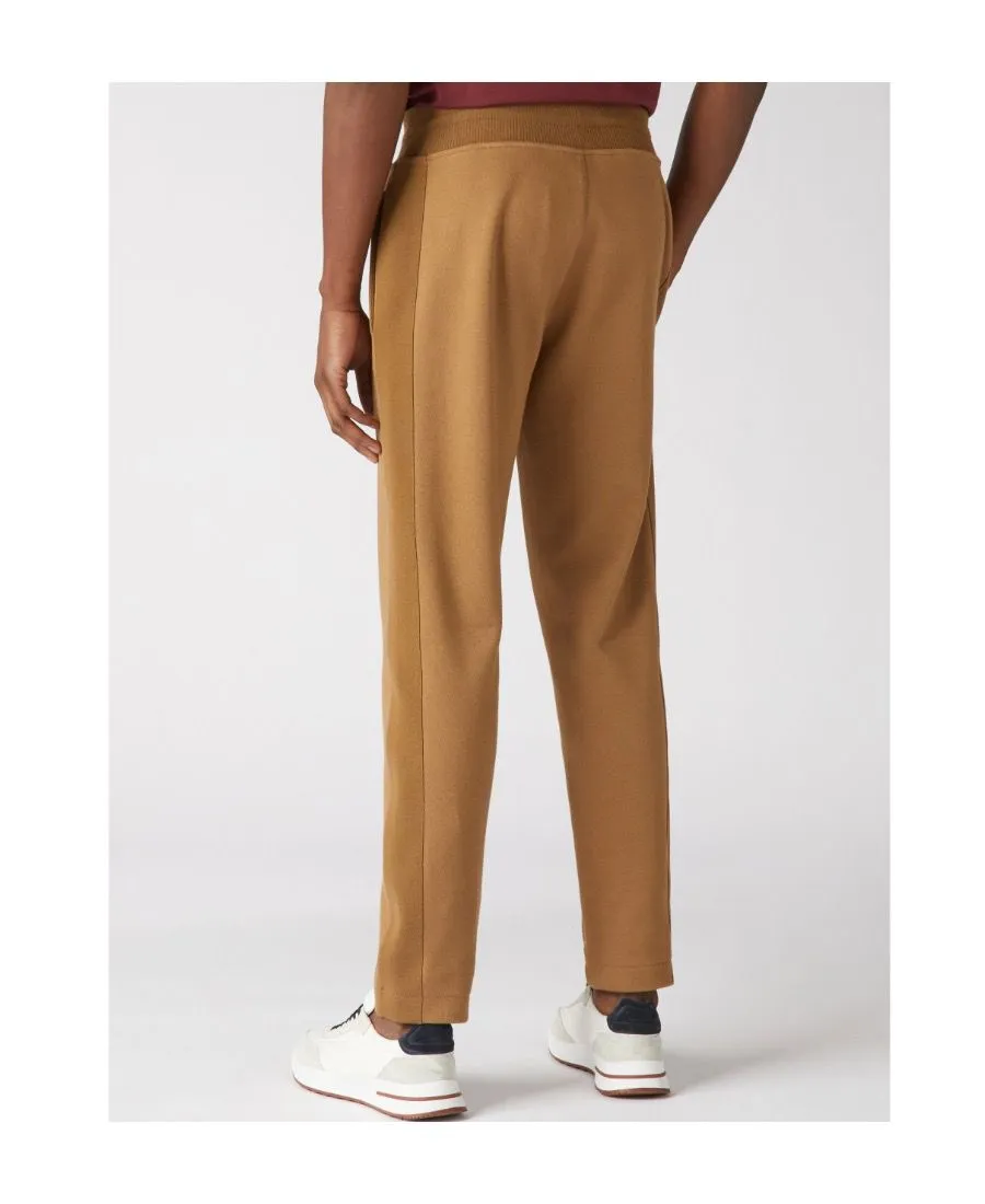 Men Pants Loro Piana Wool Khaki Casual Trousers with Pockets