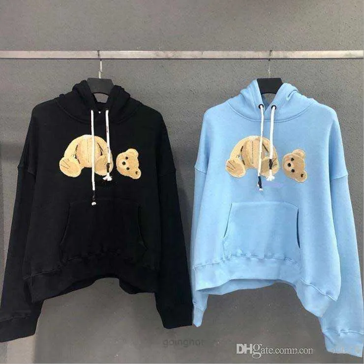 New Best-selling Fashion Mens Hoodies Sweatshirts Broken Bear Teddy Terry Explosions Sweaters for Men and Women Size