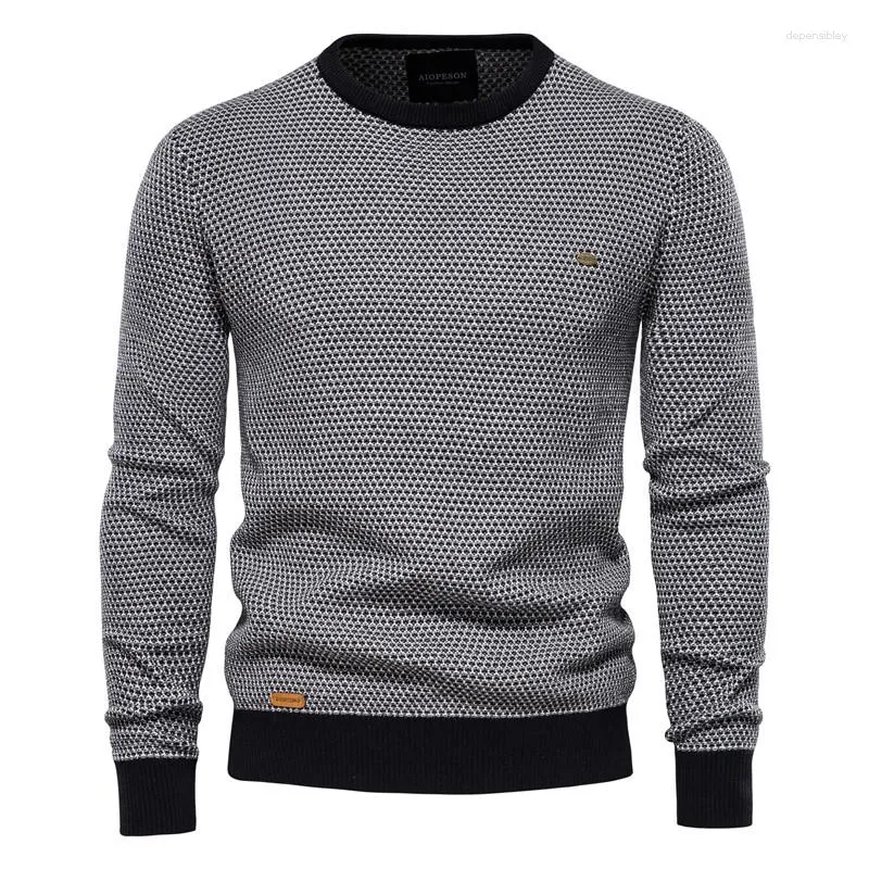 Männer Pullover 2023 Mode Gespleißt Pullover Oansatz Pullover Männer Casual Warme Schlanke Herren Gestrickte Winter Herbst Für Kleidung