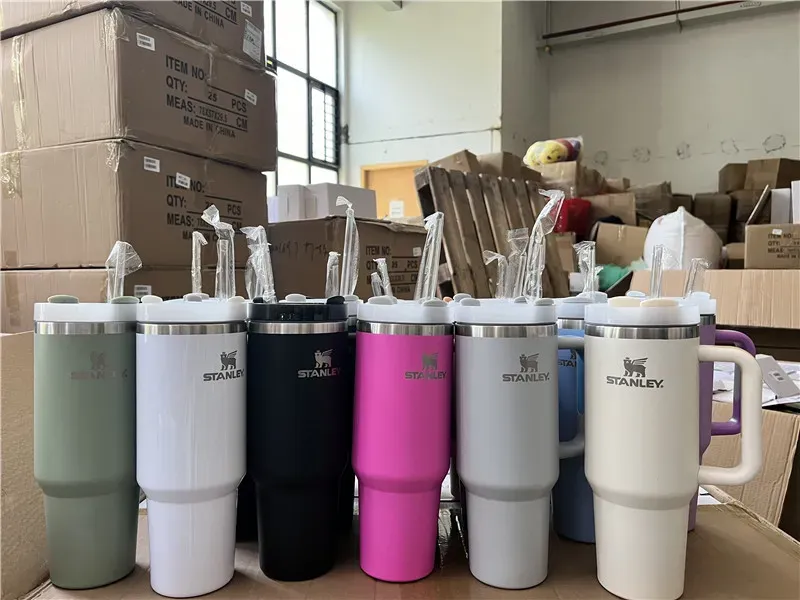 Hot Pink Stanley Quencher Tumblers H2.0 40oz... From Allanhu, $4.57 |  DHgate.Com