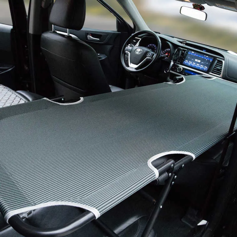 Portable Folding Car Bed For Camping And Travel Universal Rear Seat
