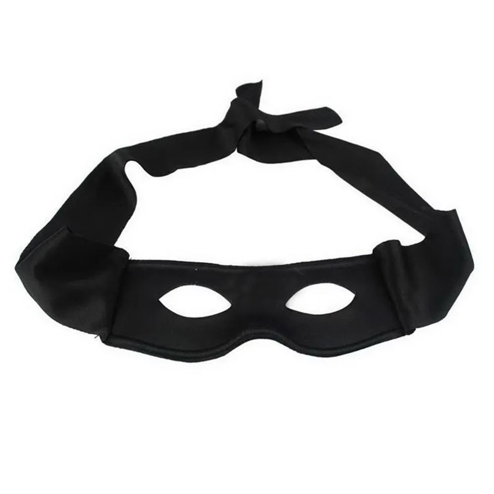 Maschera da uomo nera mascherata di Halloween mezza faccia festa per adulti personalità bianca matura bella moda antica maschera per il viso uomo