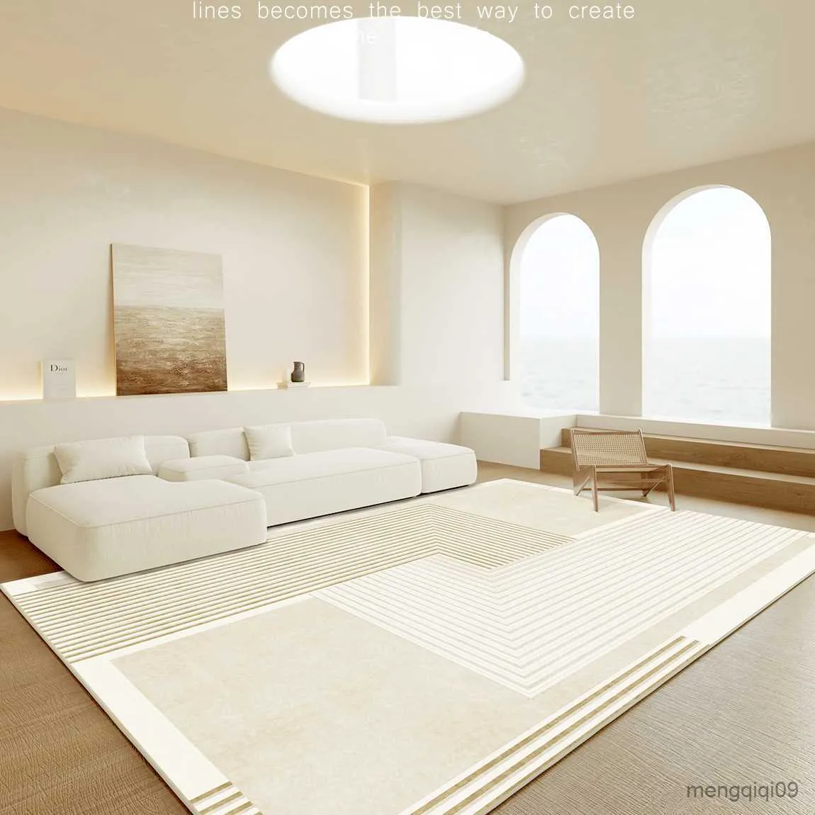 Mattor vardagsrumsdekoration plysch mattor mjuka mattor för sovrum lounge matta icke-halkfluffig matta stora mattor r230725