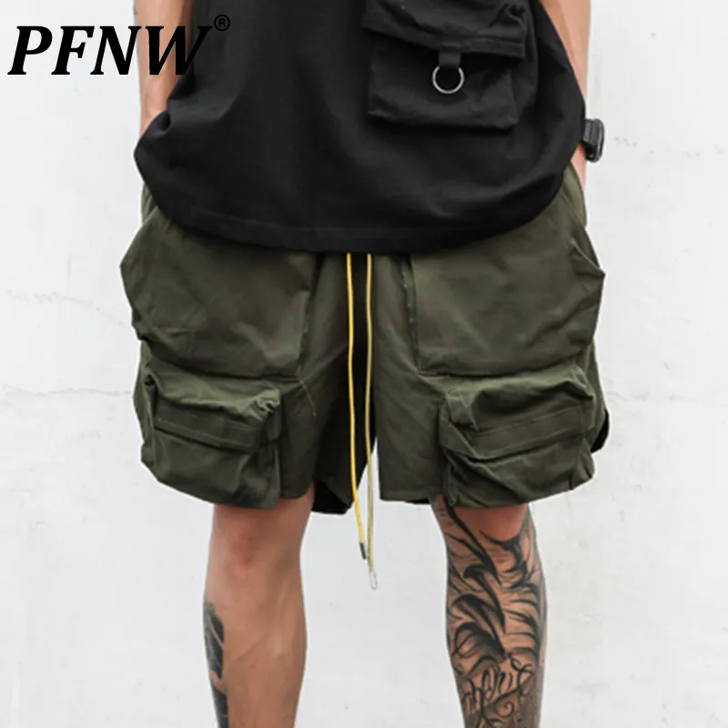 PFNW Spring Summer Summer New Men's Darkwear Darkwear Safari Shorts Sirts Journal Formeal Sourd