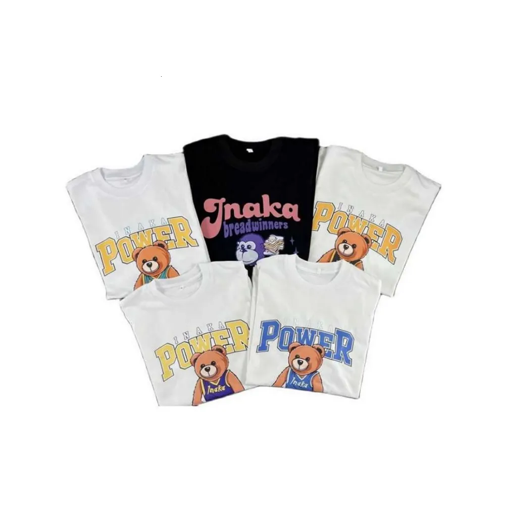 Camiseta de mujer Zhcth Store Inaka Power Shirt Hombres Mujeres Daily IP Shirt Bear Design Screen Printing US Size TEE 230721