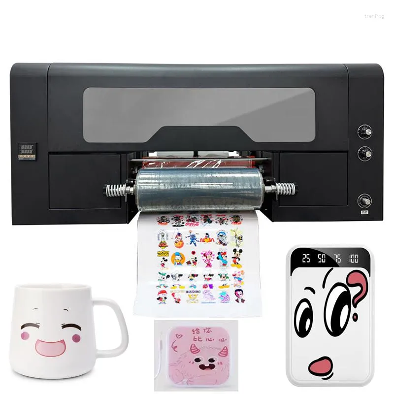 Ink 30cm Inkjet Printer AB Flim Transfer Adhesive Leather Sticker Wood UV DTF With Laminator