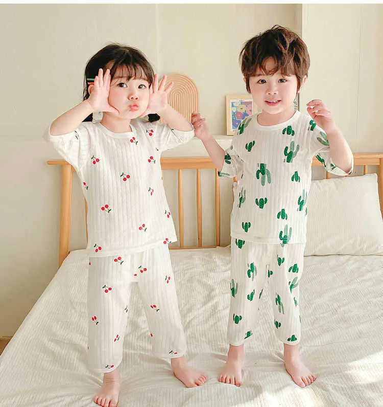 Conjuntos de pijamas de algodón para niñas, ropa de dormir para niños,  conjuntos de ropa de noche de Feliz Navidad, ropa de casa, pijamas para  bebés