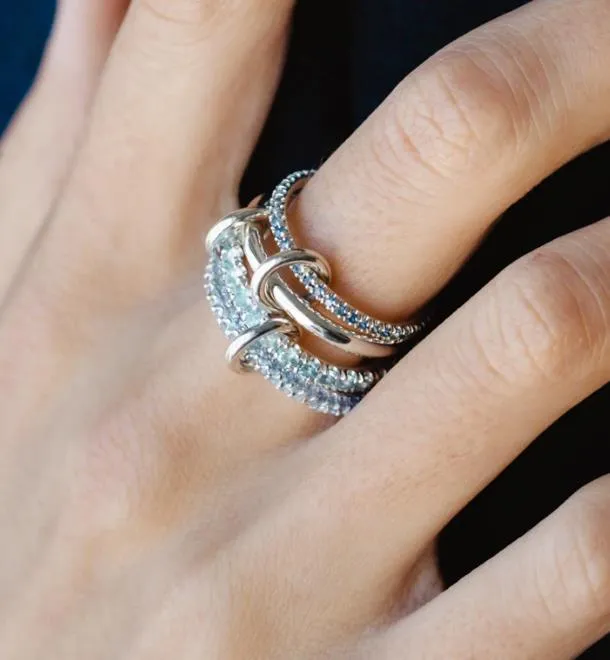 Bague Spinelli Kilcollin Inspiration - Or Et Zirconium Cubique (CZ), Taille 9, Neuf Avec étiquettes