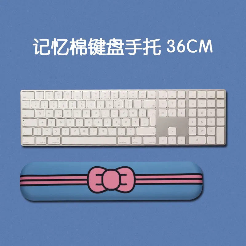 Memory Foam Keyboard Mouse Wrist Rest Hand Support Set Ergonomisk MousePad Cushion Mat för Office Laptop Computer Typing Gaming