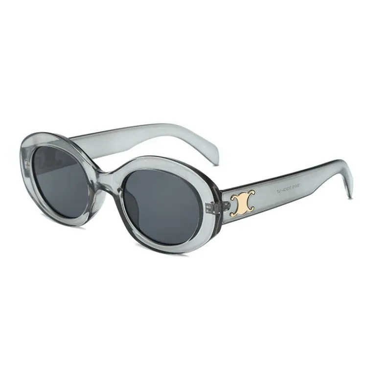 Grå mode kvinnor 40194 solglasögon france båge de triomphe glasögon sexiga kattögon glasögon oval acetat skyddande adumbral utomhus strand toppkvalitet solglasögon