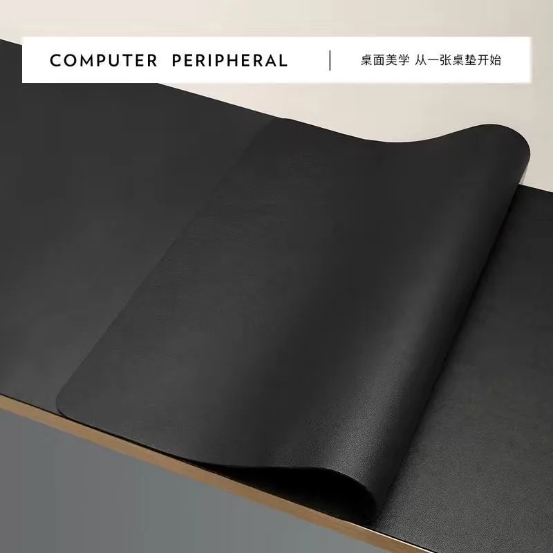 Almofada de mesa de aprendizado Mouse pad grande computador notebook escritório à prova d'água couro como