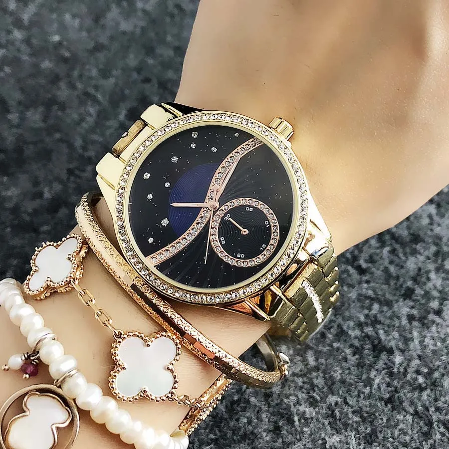 Orologio da donna in edizione limitata, orologi di alta qualità, di lusso, con batteria al quarzo, orologi in acciaio inossidabile impermeabili da 38 mm