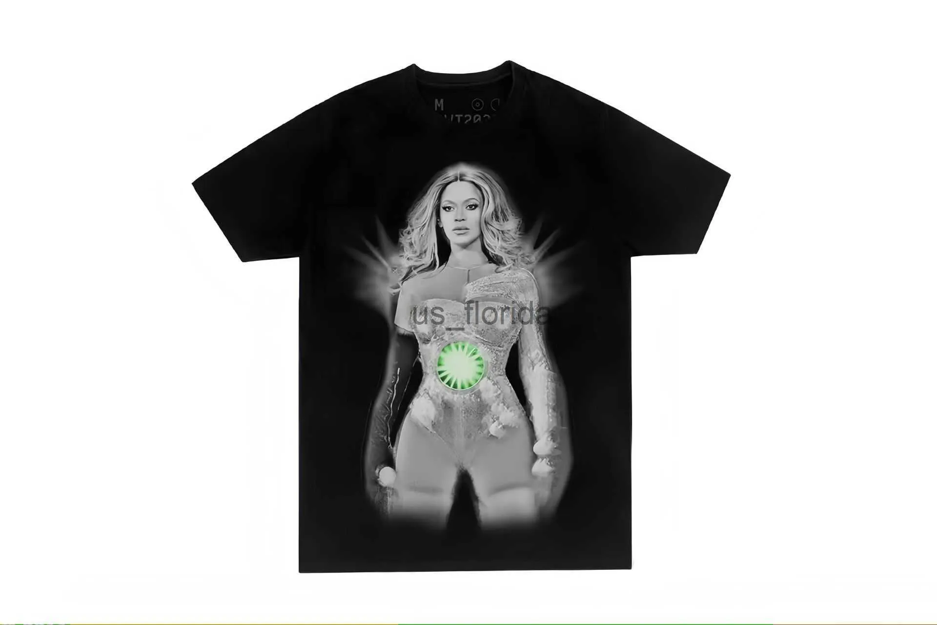 Męskie koszulki męskie szorty męskie Beyonce Renaissance World Tour peryferyjna T-shirt krótkie rękawy mężczyźni Kobiety koszulka graficzna Owwała najwyższa jakość bezpłatna wysyłka J230724