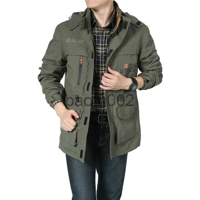 Herrenjacken Herren-Windbreaker, Militär-Haut-Softshell-Kleidung, taktische wasserdichte Jacke, Flugpilot-Kapuzenmantel, Klettern, Armee-Feldjacke, J230724