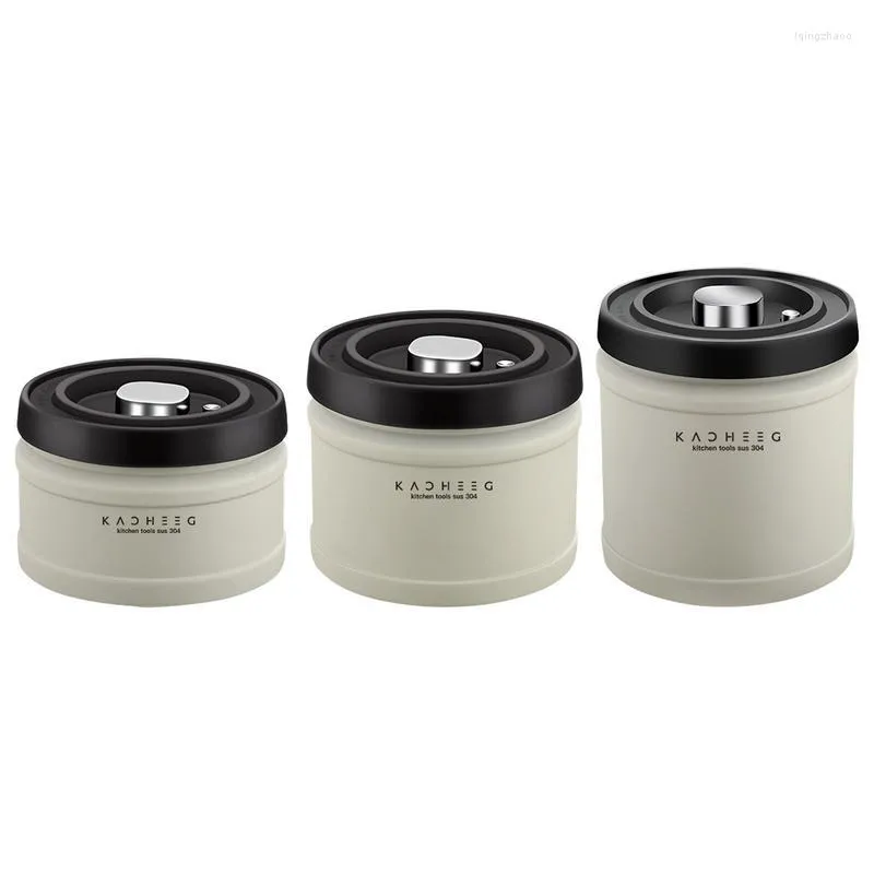 Vorratsflaschen Kaffeekanister mit Vakuumpumpe Lebensmittelbehälter Teebohnen Küchengläser Haushalt feuchtigkeitsbeständig für