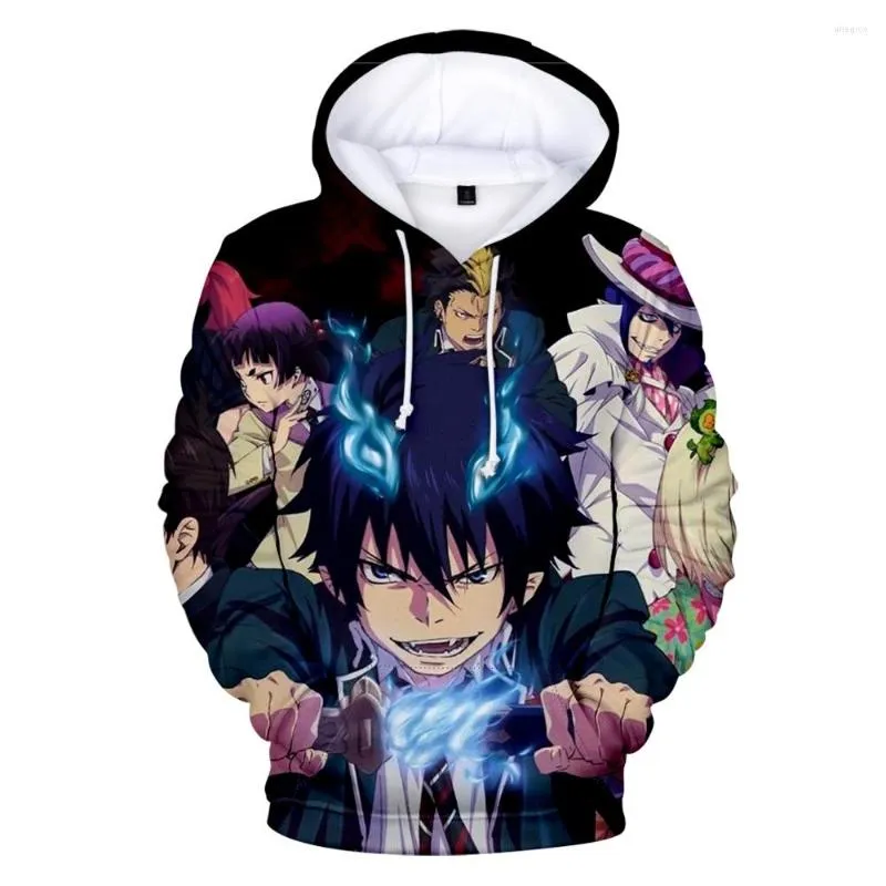 Men's Hoodies Blue Exorcist 3D Printed Fashion Fall Winer Suit Sportswear Hooded HIP HOP Women/Men The