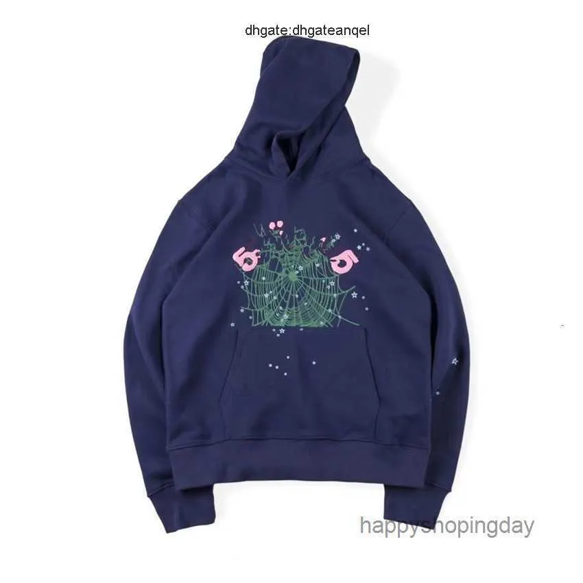 sweetページ 2023 Red Sp5der 555 Hoodie Men Women High Quality Angel