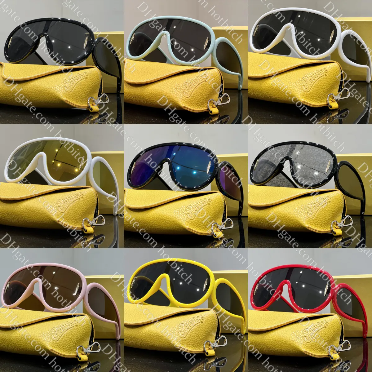 ウェーブマスクサングラスデザイナー男性のためのトレンディサングラスアメリカンアイウェアレジャーレターデザイン女性サングラス