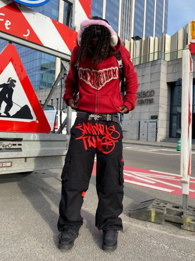 2023 New Men's Sweatpants Baggy Joggers Fashion Letter Hip Hop