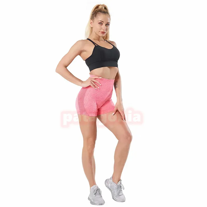 Pantalones elásticos de cintura alta para fitness de verano para mujer