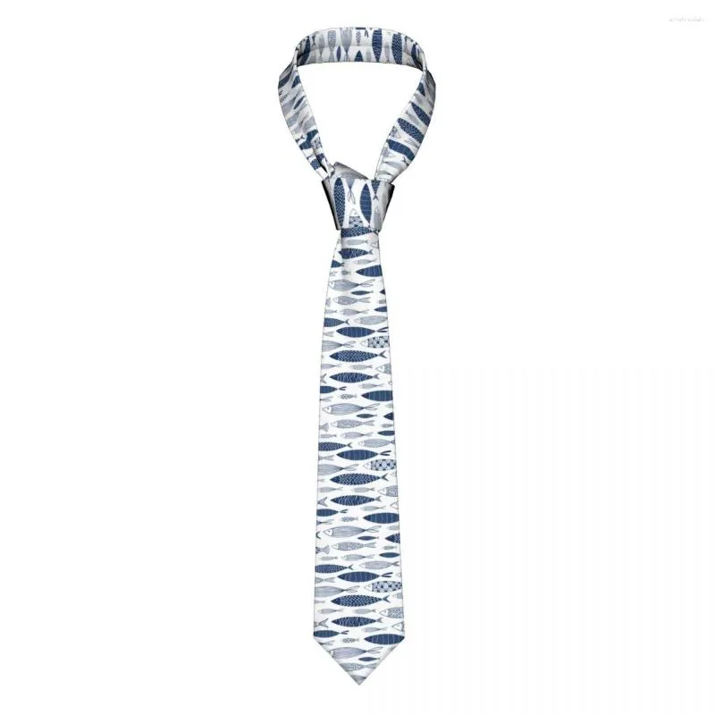 Базу связки повседневная стрелка с узкая декоративная рыба галстук тонкий галстук для мужчин