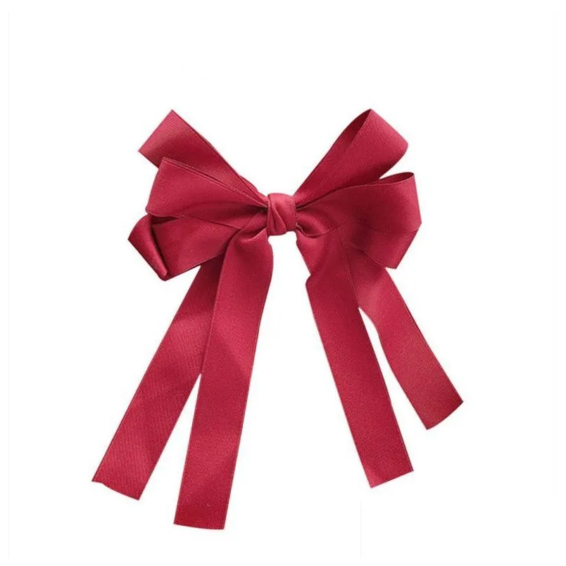 Клипы для волос Barrettes Vintage Bow for Women Girl